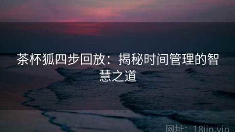 茶杯狐四步回放：揭秘时间管理的智慧之道